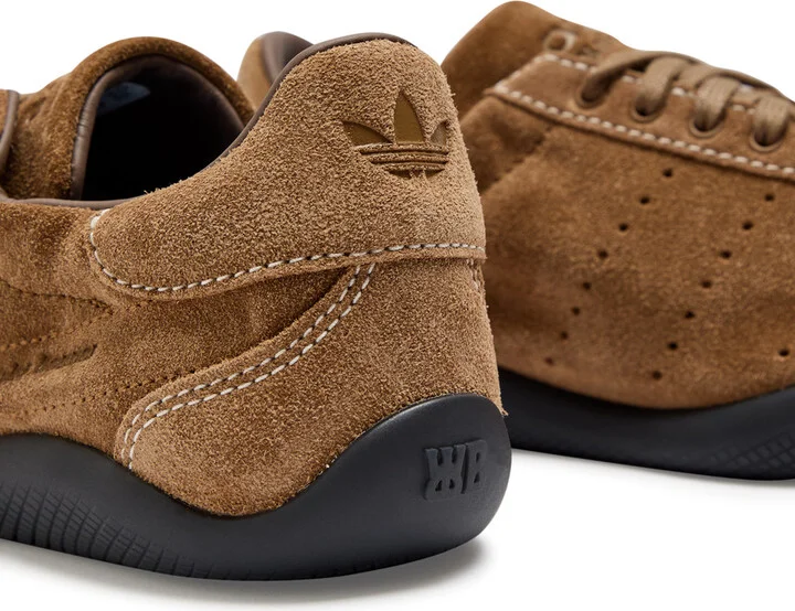 Adidas X Wales Bonner X Wales Bonner Karintha Brushed Suede Sneakers - Image 4