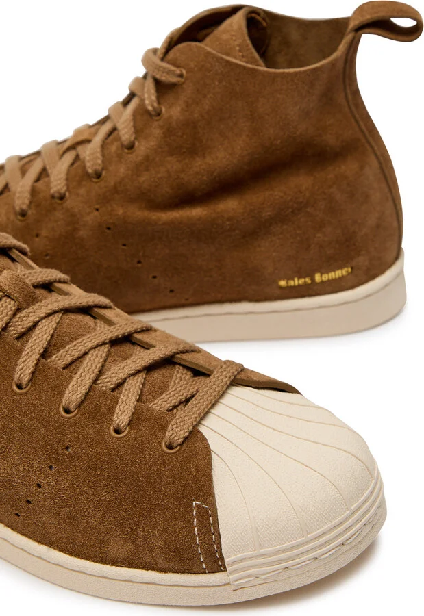 Adidas X Wales Bonner X Wales Bonner Superstar Brushed Suede Sneakers - Image 3