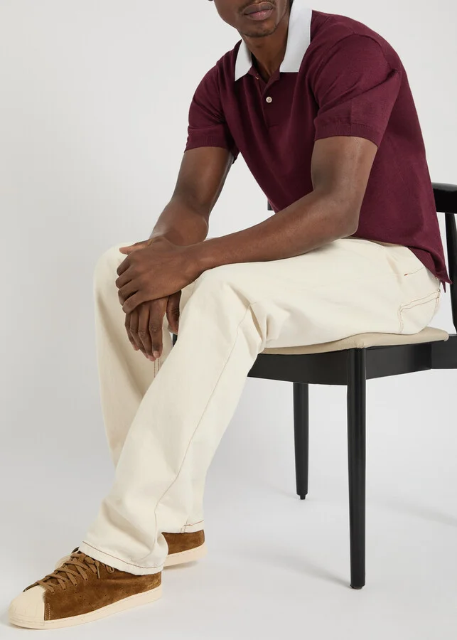 Adidas X Wales Bonner X Wales Bonner Superstar Brushed Suede Sneakers - Image 5