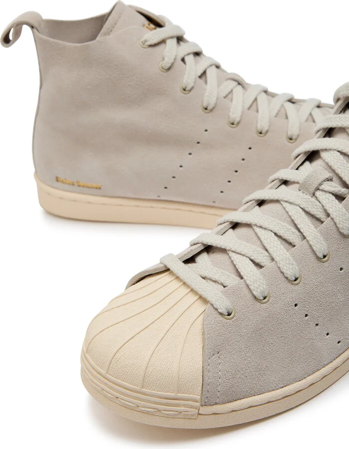 Adidas X Wales Bonner X Wales Bonner Superstar Brushed Suede Sneakers - Image 3