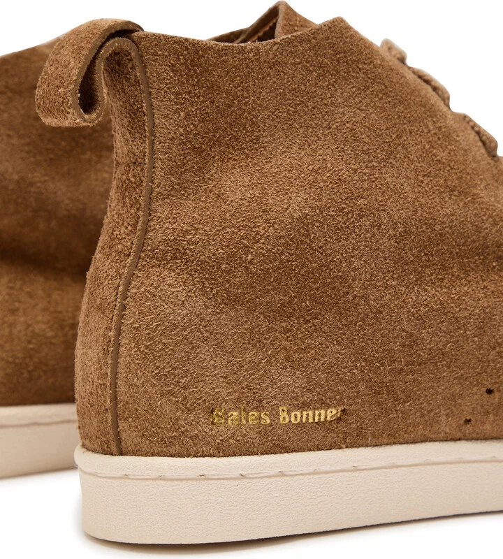 Adidas X Wales Bonner X Wales Bonner Superstar Brushed Suede Sneakers - Image 4
