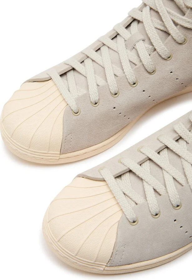 Adidas X Wales Bonner X Wales Bonner Superstar Brushed Suede Sneakers - Image 3