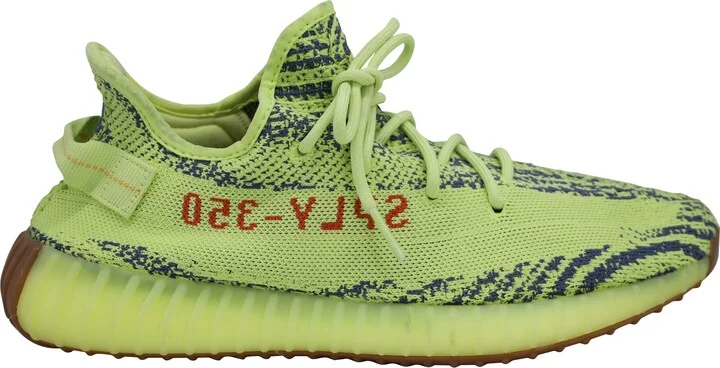 Adidas Yeezy Boost 350 V2 Sneakers in Semi Frozen Yellow Cotton