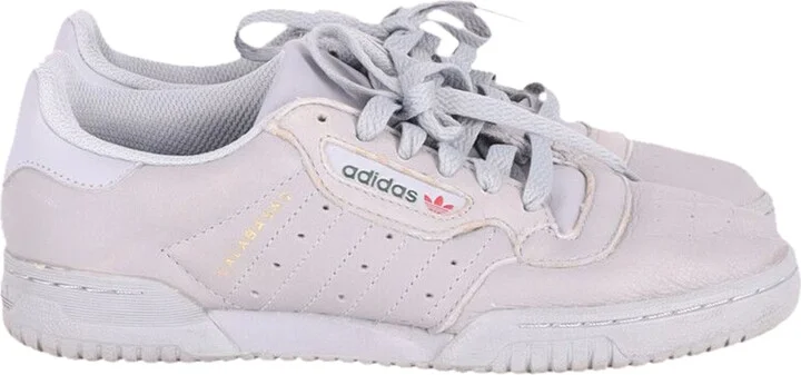 Adidas Yeezy Calabasas PowerPhase Sneakers in Grey Leather