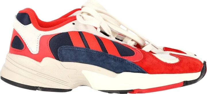 Adidas Yung-1 Sneakers in Red Suede
