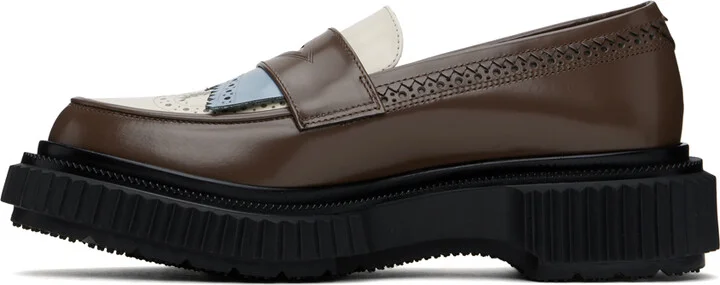 Adieu Brown & Off-White Type 203 Loafers - Image 3
