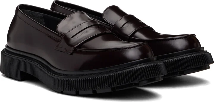 Adieu Burgundy Type 159 Loafers - Image 4