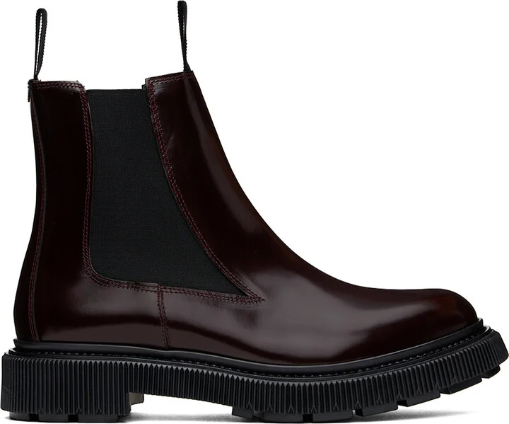 Adieu Burgundy Type 188 Chelsea Boots