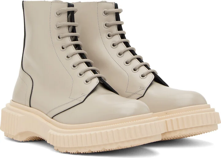Adieu Gray UNDERCOVER Edition Type 196 Lace-Up Boots - Image 4