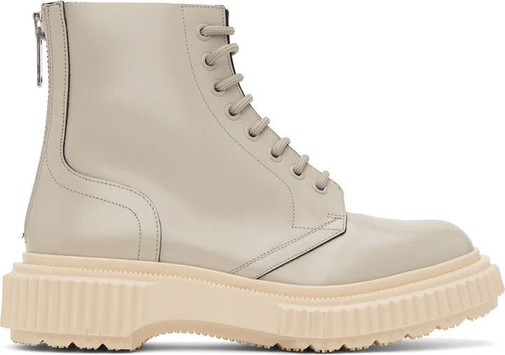 Adieu Gray UNDERCOVER Edition Type 196 Lace-Up Boots