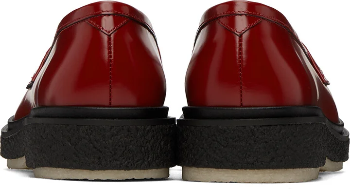Adieu Red & White Type 5 Loafers - Image 2