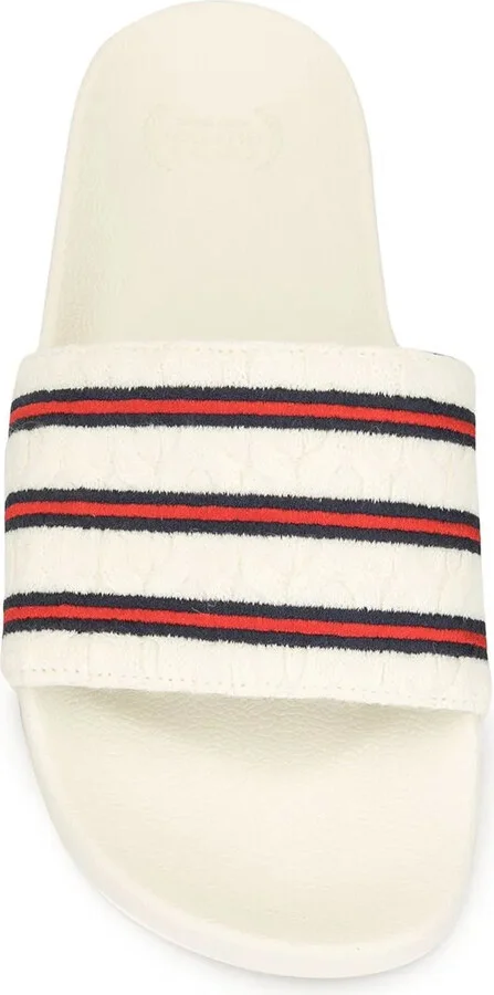 Adilette cable-knit slides - Image 4