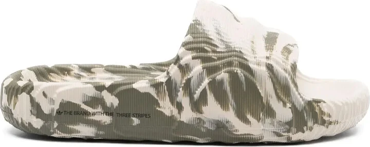 Adilette camouflage-print slides