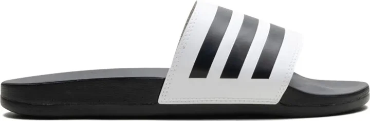 Adilette Comfort "Cloud White/Core Black" slides