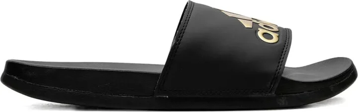 Adilette Comfort "Core Black Gold Metallic" slides - Image 5