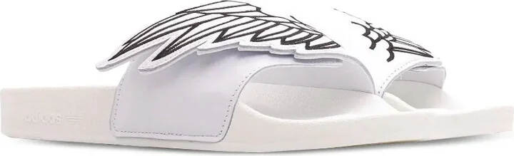 Adilette "Jeremy Scott Wings White" slides