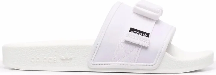 Adilette logo-strap slides