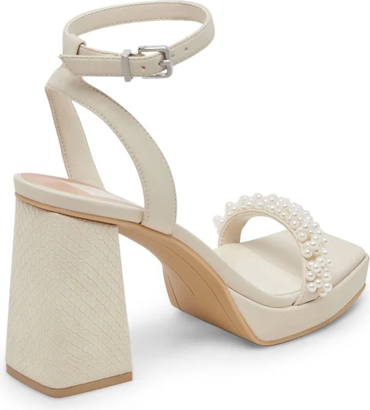 Adilyn Imitation Pearl Platform Sandal - Image 2