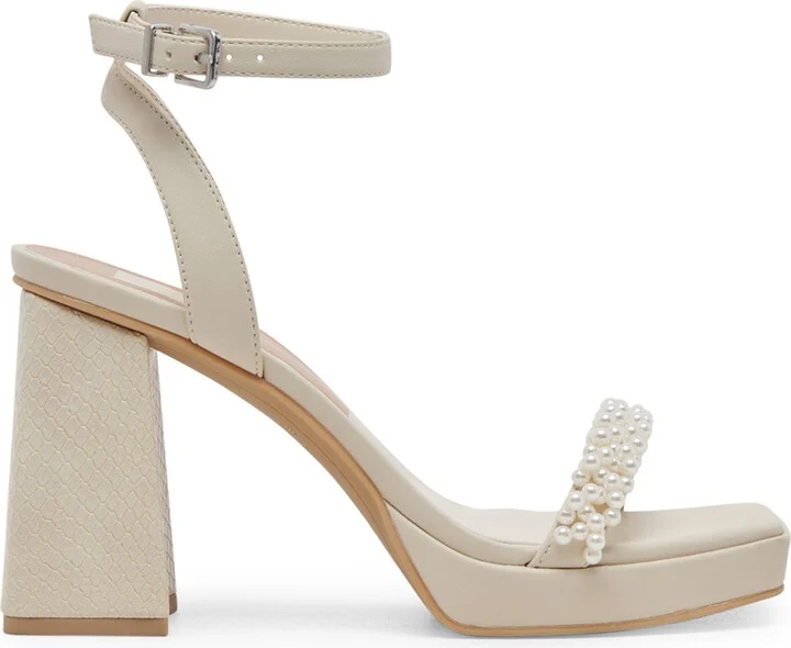 Adilyn Imitation Pearl Platform Sandal - Image 3
