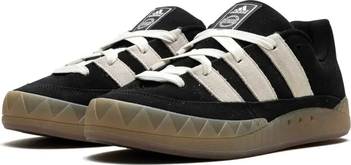 Adimatic "Core Black/Off White/Gum" sneakers - Image 2