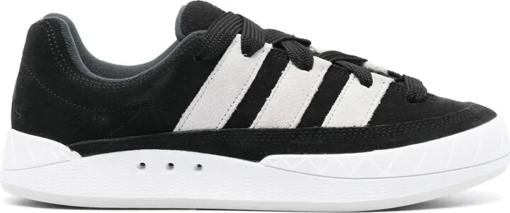 Adimatic embroidered-logo sneakers