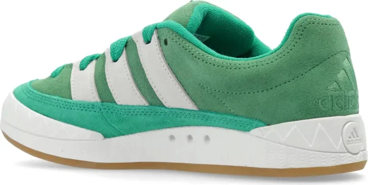 Adimatic leather lace-up sneakers - Image 3