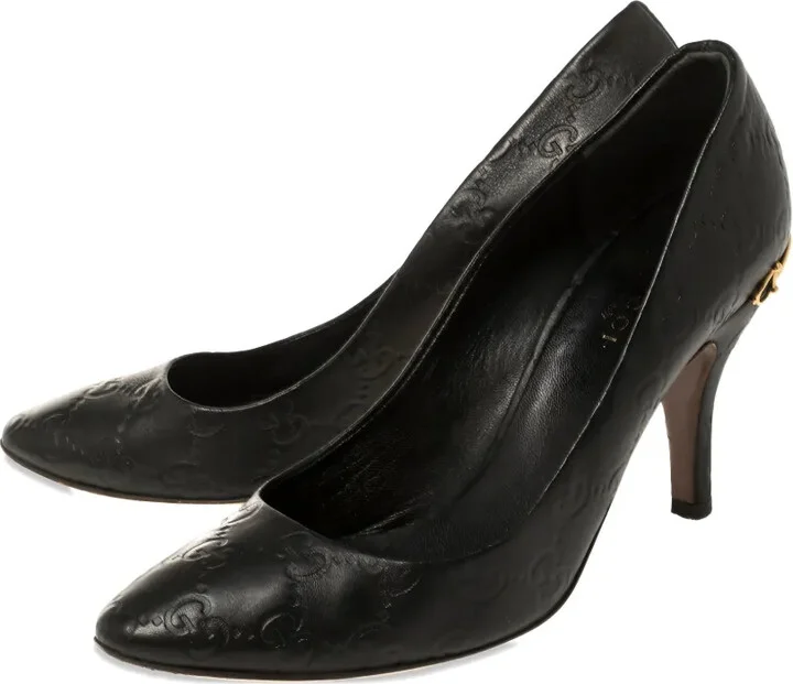 Adina leather point-toe pumps - Image 4