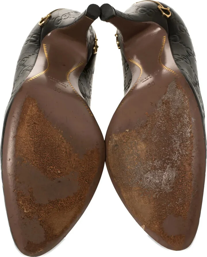 Adina leather point-toe pumps - Image 5