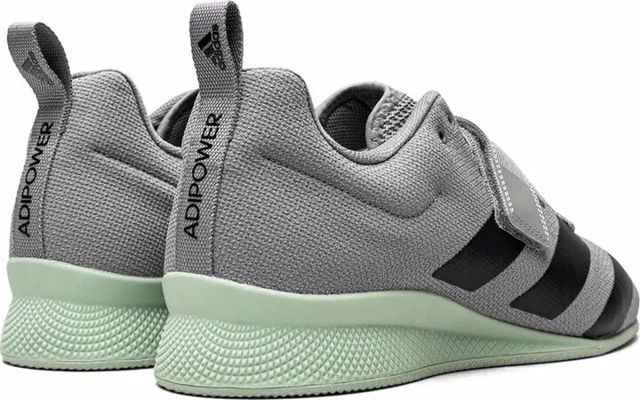 Adipower Weightlifting 2 "Grey Three/Core Black/Green TI" sneakers - Image 3