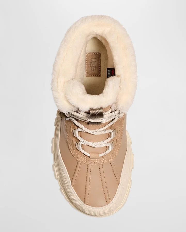 Adirondack Meridian Leather Shearling Hiker Boots - Image 2