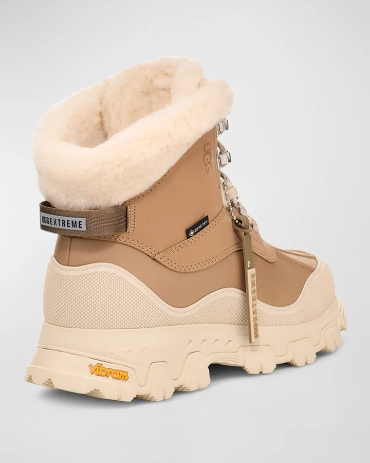Adirondack Meridian Leather Shearling Hiker Boots - Image 4