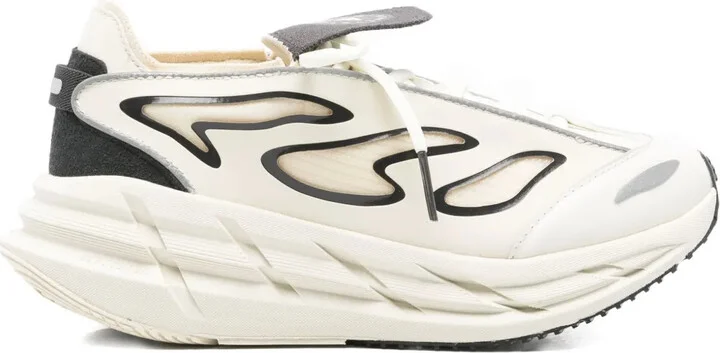 Adistar flame-detail platform sneakers