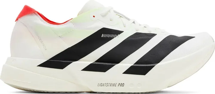 Adizero Adios Pro 4 "White/Black/Red" sneakers