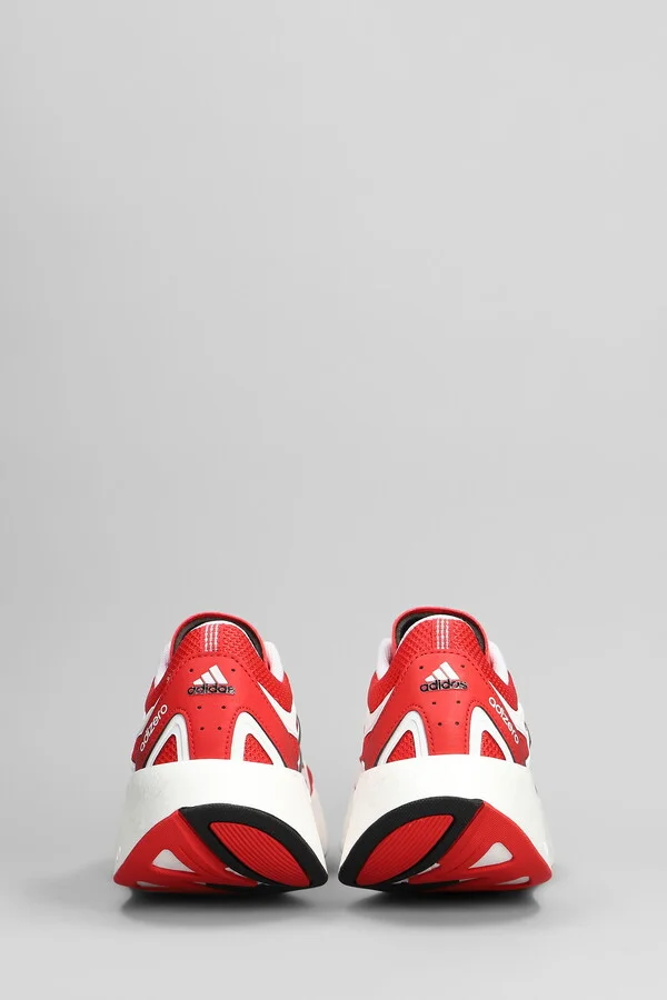Adizero Aruku Sneakers In Red Fabric - Image 4
