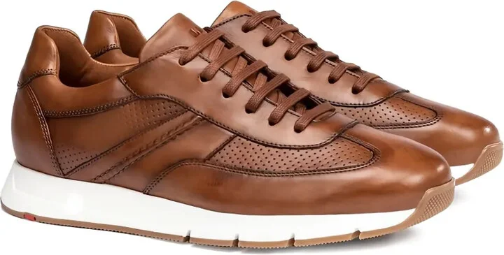 Adlay perforated leather sneakers - Image 2
