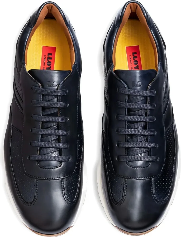 Adlay perforated leather sneakers - Image 3