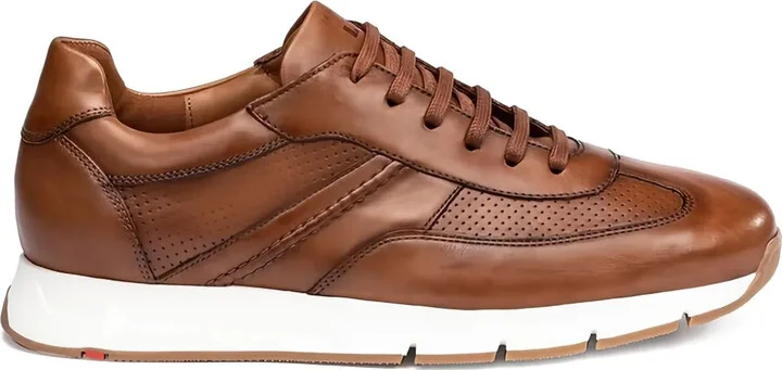 Adlay perforated leather sneakers