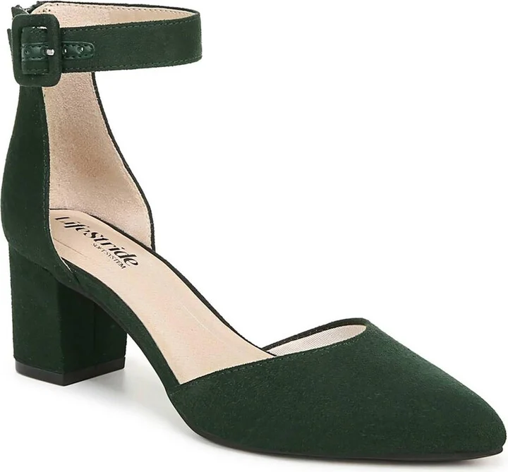 Admire Womens Solid Man Made Block Heels