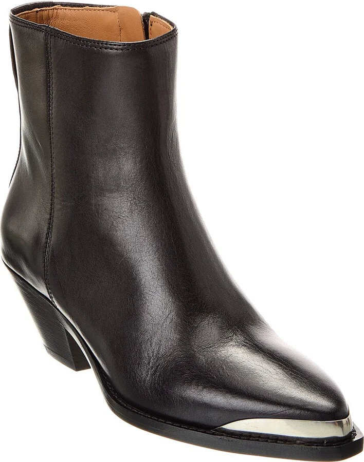 Adnae Leather Bootie