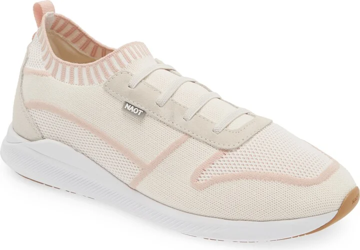 WHITE/ PINK KNIT
