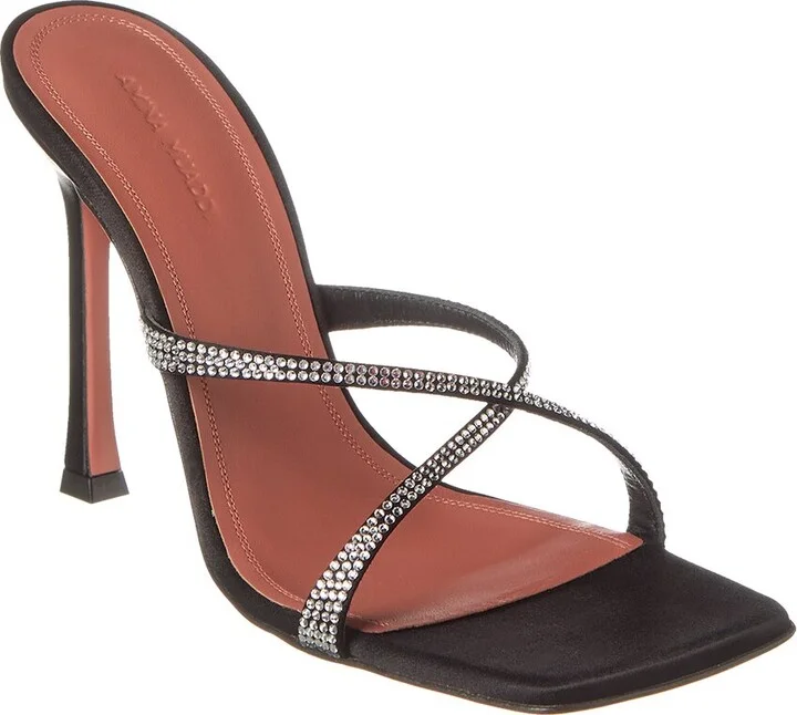 Adriana Crystal 105 Satin Sandal