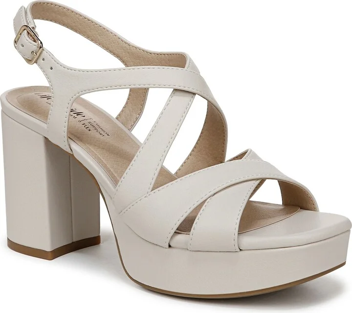 Adrianna Slingback Platform Sandal - Wide Width Available