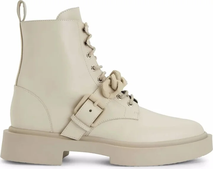 Adric chain-trim ankle boots