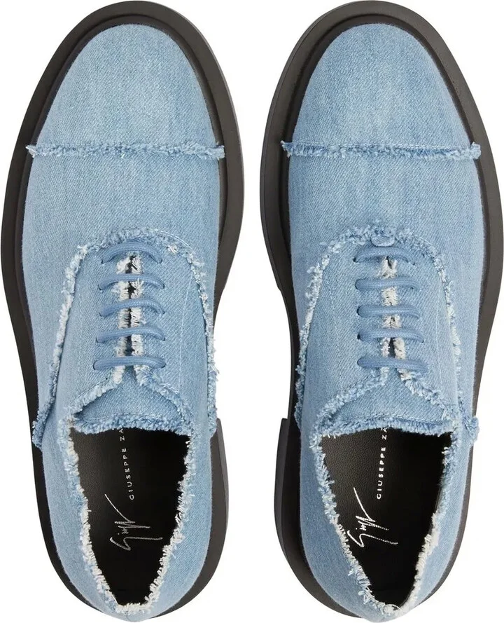 Adric denim lace-up shoes - Image 4