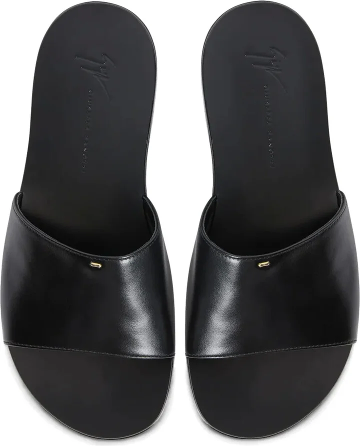 Adrien leather slides - Image 3