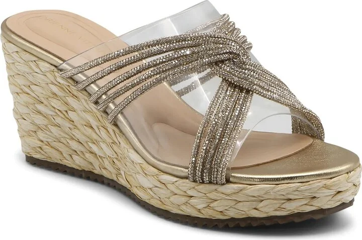 Adrienne Vittadini Croove Espadrille Wedge Sandal