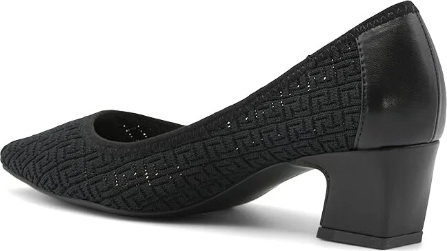 ADRIENNE VITTADINI Faro High Women's Heels Black : 9.5 M, Leather - Image 4