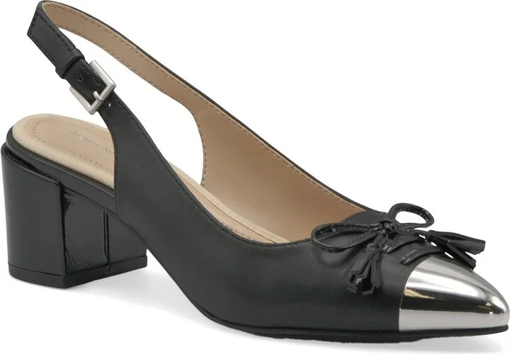 Adrienne Vittadini Fern Leather Pump