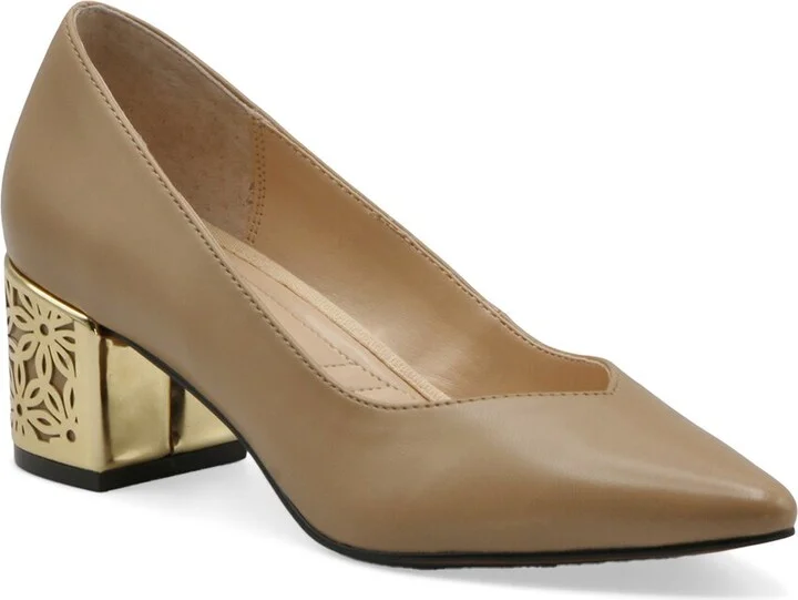 Adrienne Vittadini Flair-1 Leather Pump