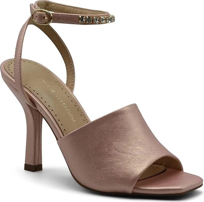 ADRIENNE VITTADINI Ginnie Women's Sandals Rose : 6.5 M, Synthetic